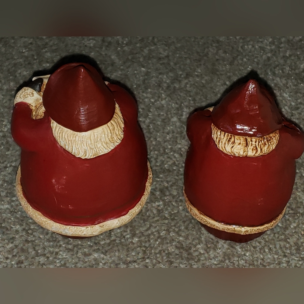 Jim Shore VERY RARE Vintage Santa's set of 2  signed - Picture 2 of 7